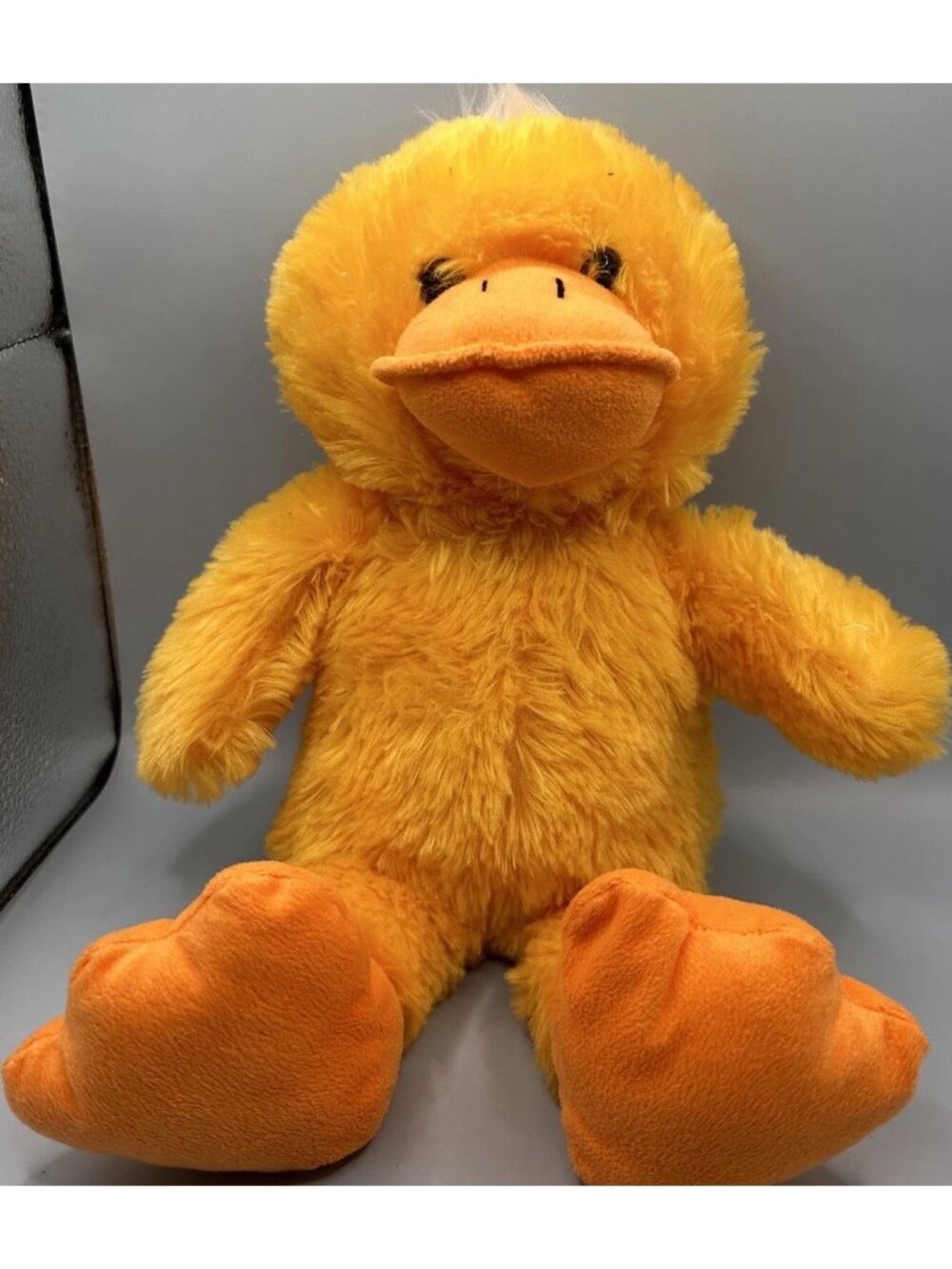 Kellytoy Fuzzy Soft Duck Easter Plush Stuffed Animal Pals 14”